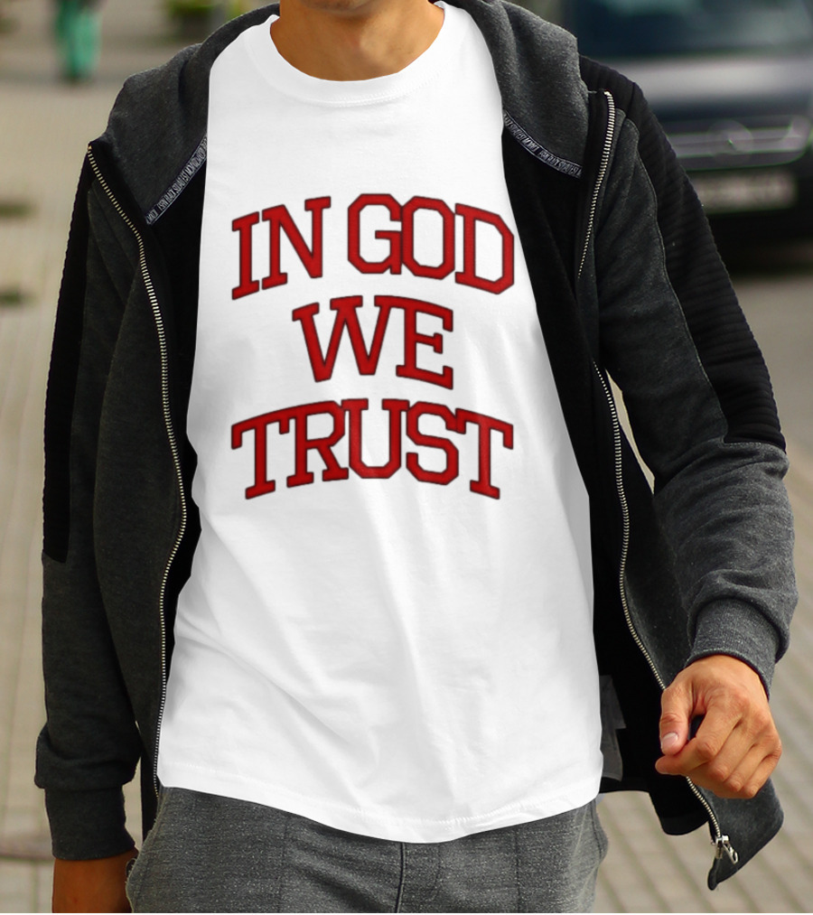 In God We Trust Bold Red T-Shirt