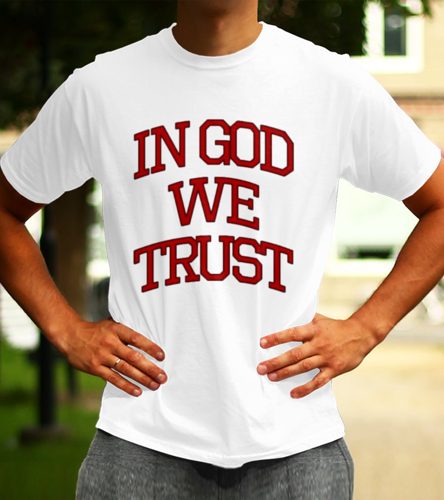 In God We Trust Bold Red T-Shirt