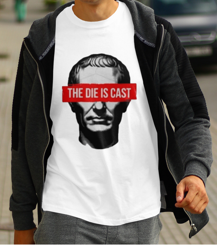 Julius Caesar The Die Is Cast Roman Historical Bust T-Shirt