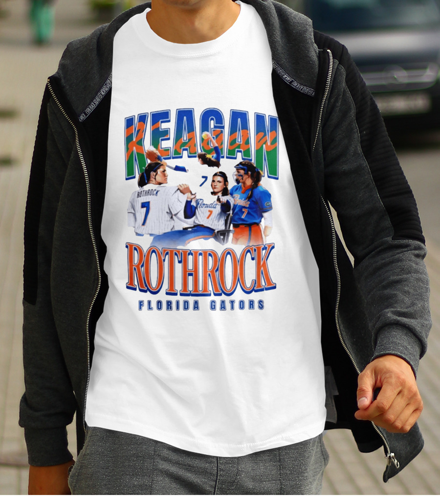 Keagan Rothrock Florida Gators Rothrock 7 Baseball Softball Athlete T-Shirt