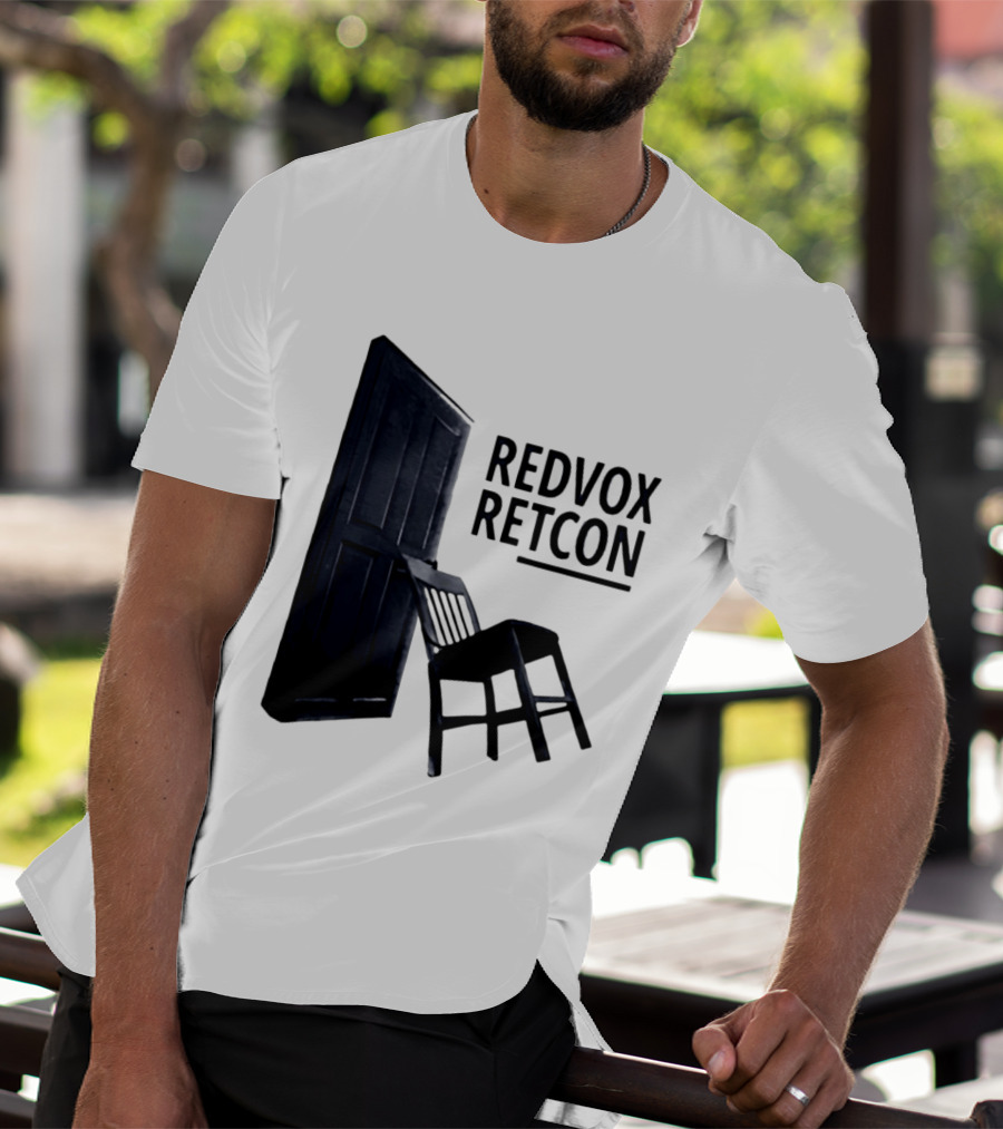 Red Vox Retcon Album Door And Chair T-Shirt