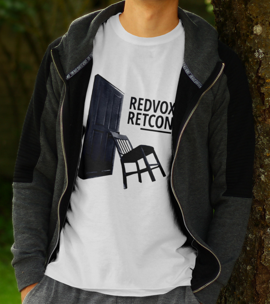Red Vox Retcon Album Door And Chair T-Shirt