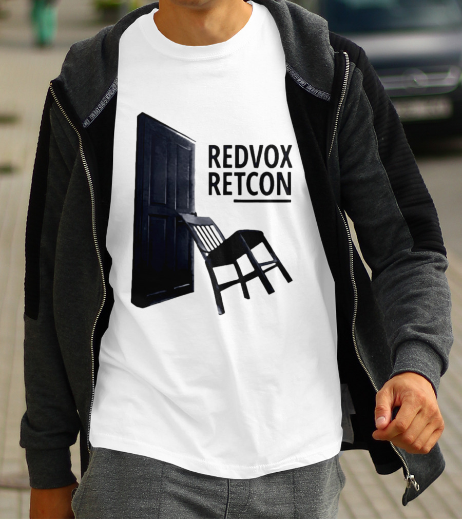 Red Vox Retcon Album Door And Chair T-Shirt