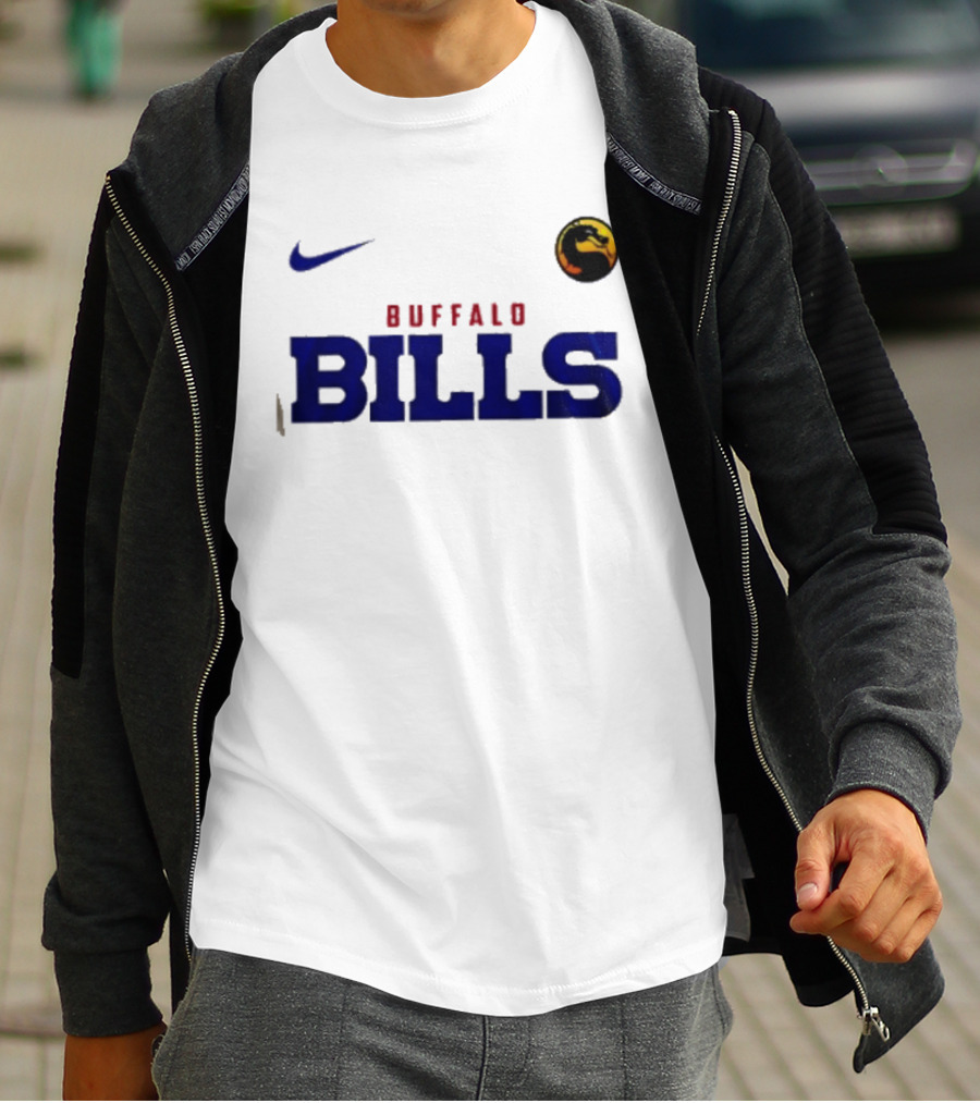 Nike Sub Zero Buffalo Bills Mortal Kombat Crossover Freeze Your Soul T-Shirt