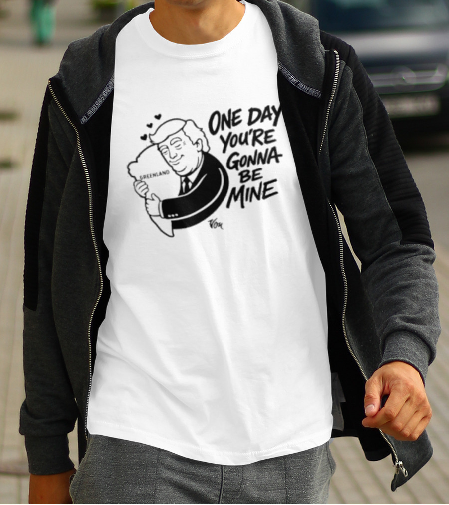 One Day Youre Gonna Be Mine Trump Hugging Pillow Hearts T-Shirt