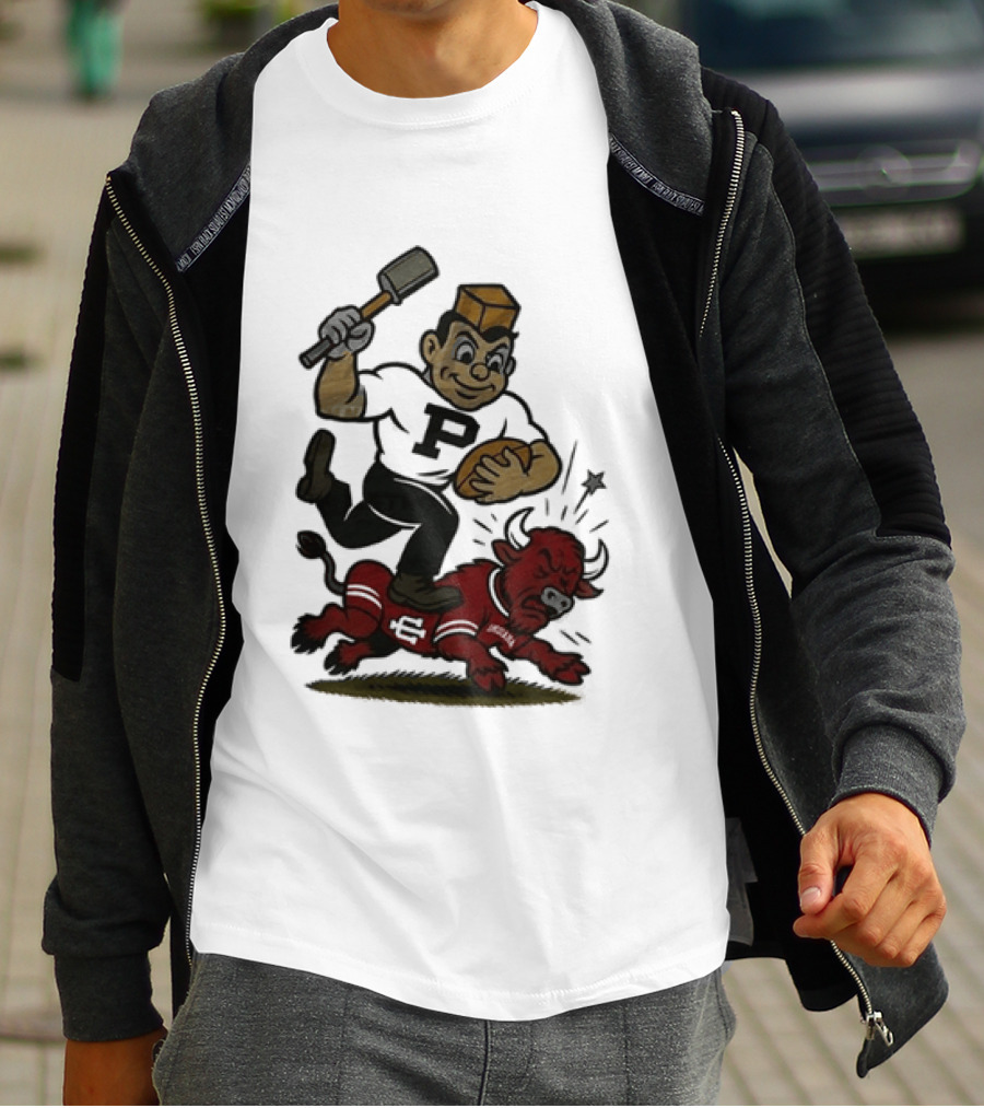 Purdue Boilermakers Crush Indiana Hoosiers NCAA Football Rivalry Victory T-Shirt