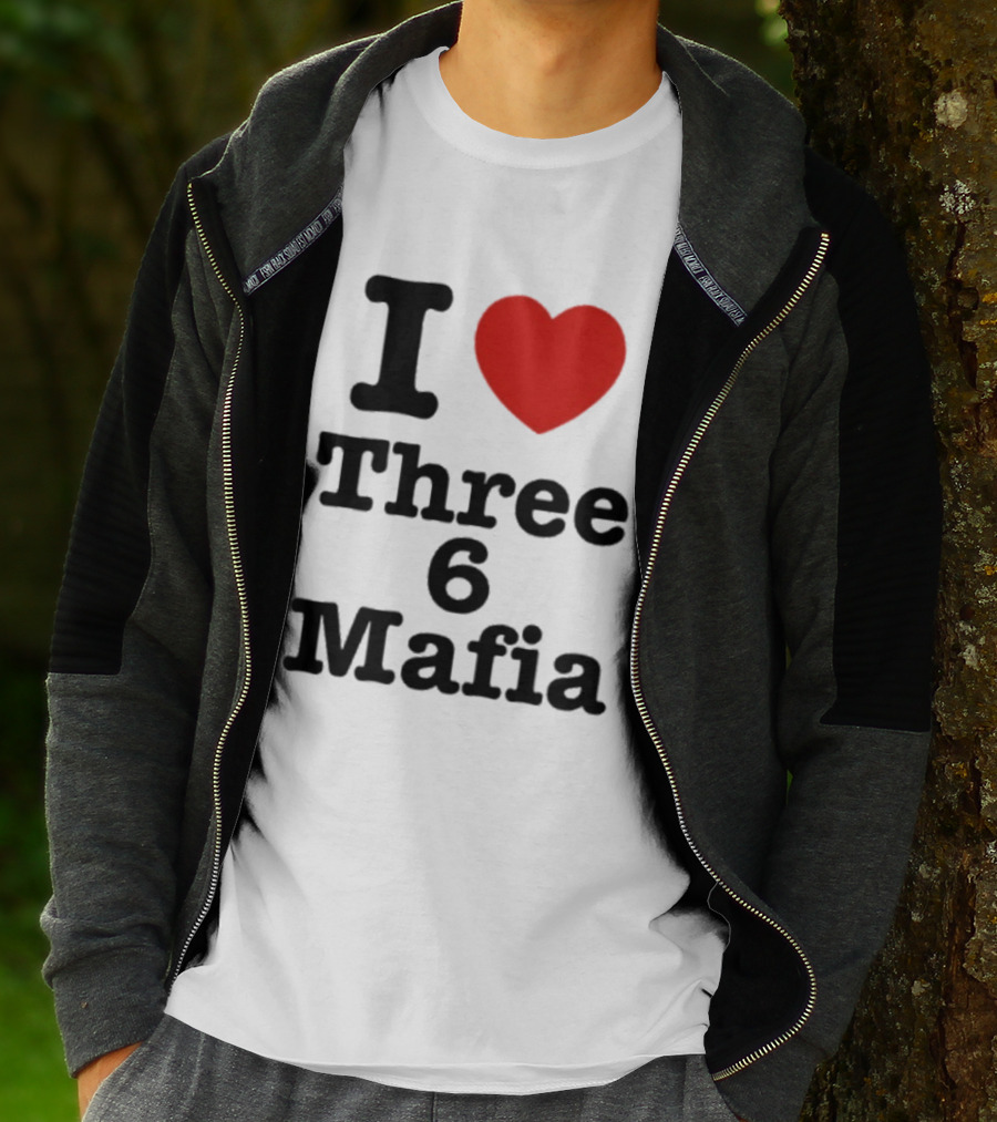 I Love Three 6 Mafia Trendsetter T-Shirt