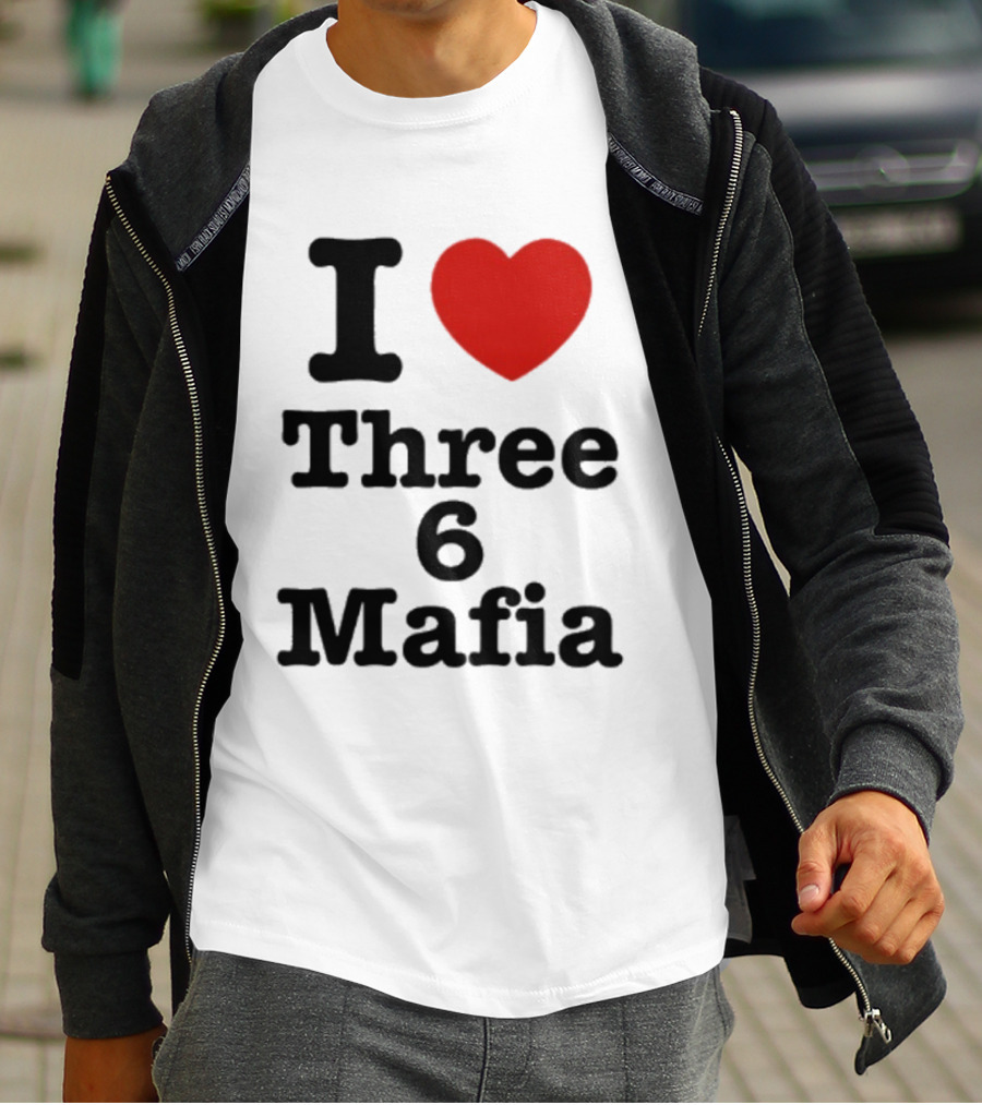 I Love Three 6 Mafia Trendsetter T-Shirt