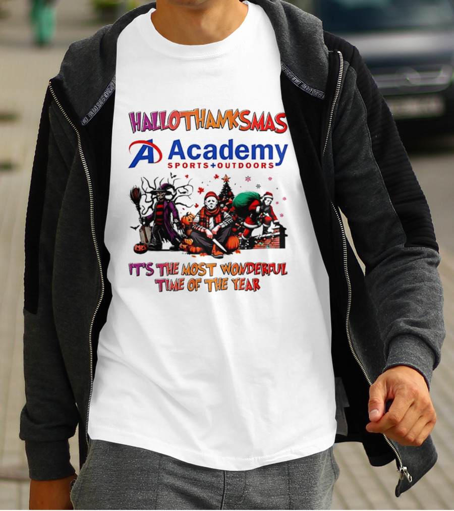 Hallothanksmas Academy Sports Outdoors It's The Most Wonderful Time T-Shirt