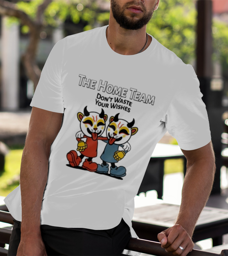The Home Team Don't Waste Your Wishes Cuphead Tie Dye T-Shirt