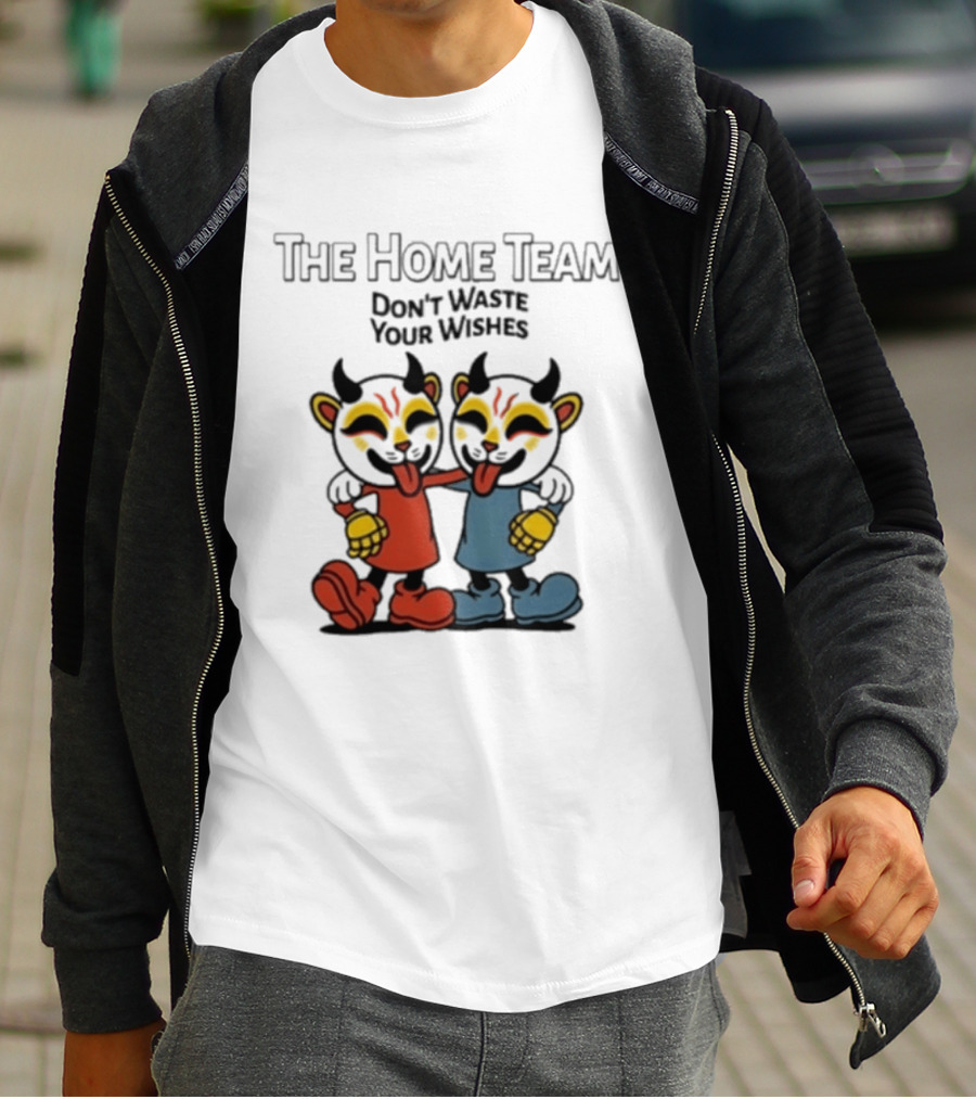 The Home Team Don't Waste Your Wishes Cuphead Tie Dye T-Shirt