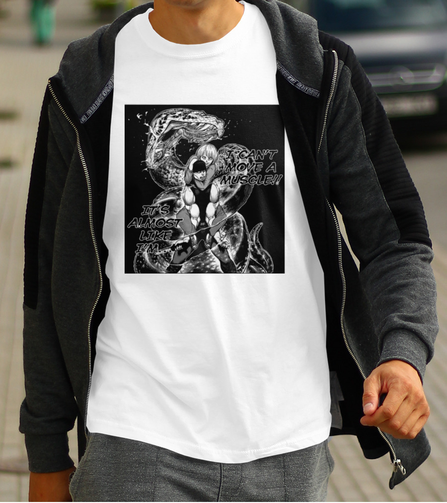 I Can't Move A Muscle It's Almost Like I'm Imai Cosmo Manga Snake Scene T-Shirt