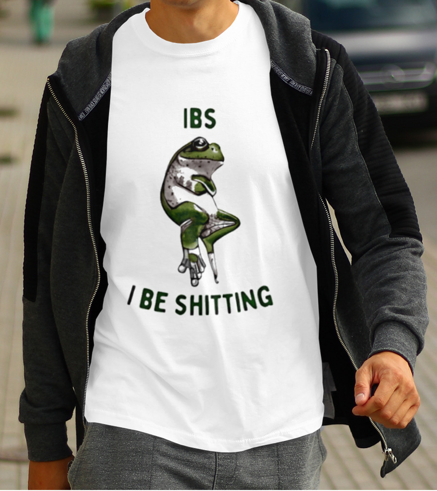 IBS I Be Shitting Frog Christmas T-Shirt