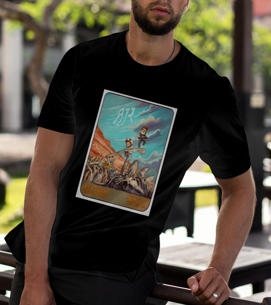 AJR Red Rocks Amphitheatre Denver June 30 2026 Morrison CO T-Shirt