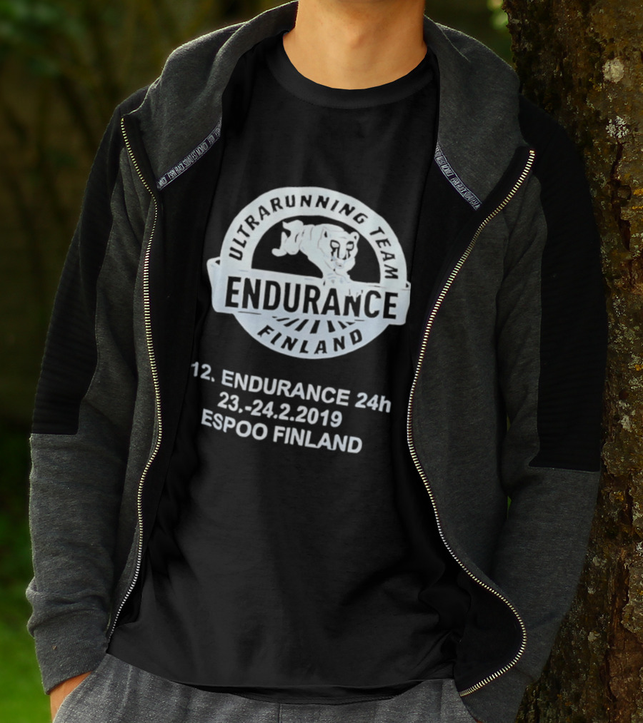 Endurance Finland Ultrarunning Team 12th 24h 23 24.2.2019 Espoo Finland T-Shirt
