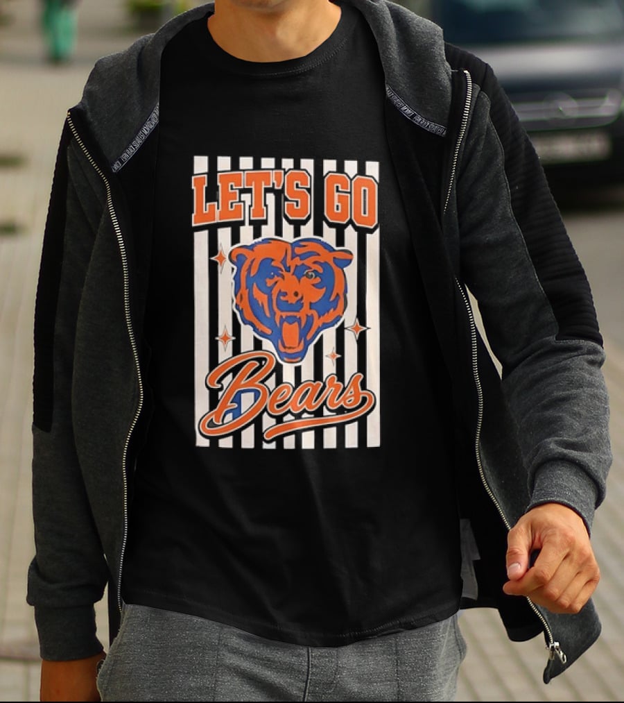 Let's Go Chicago Bears Fan Support T-Shirt