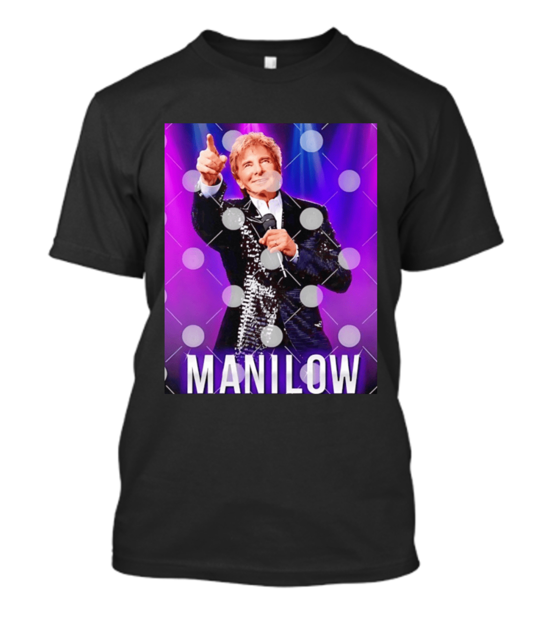 Barry Manilow Starry Stage Performance Concert T-Shirt