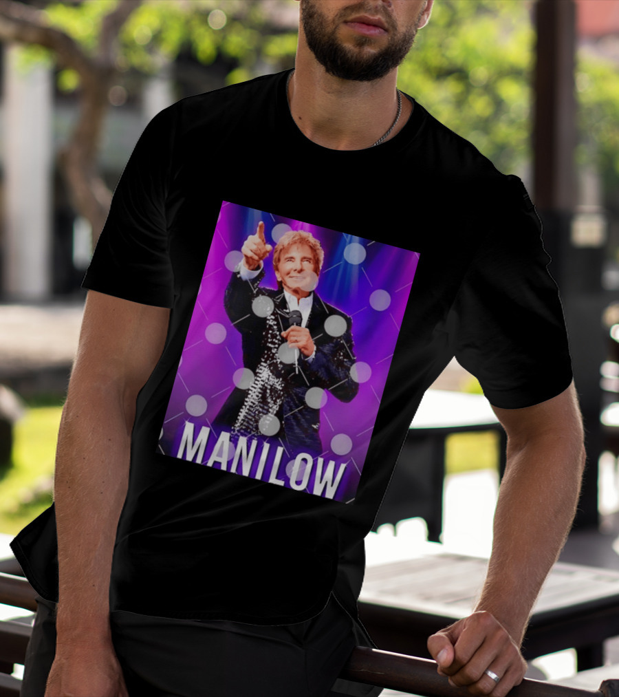 Barry Manilow Starry Stage Performance Concert T-Shirt