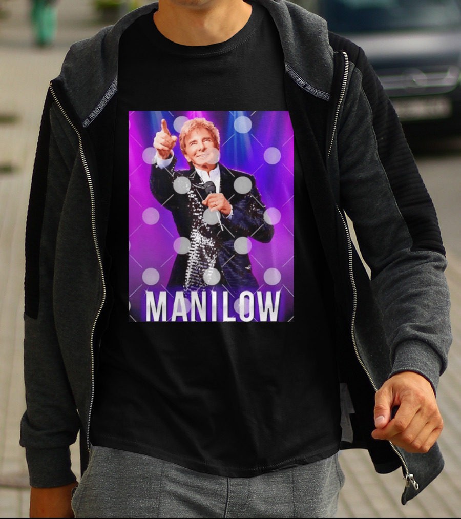 Barry Manilow Starry Stage Performance Concert T-Shirt