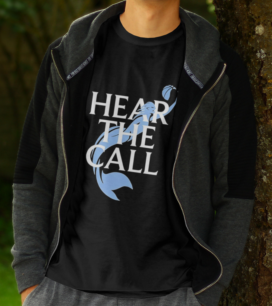 Hear The Call Mermaid Basketball Sports T-Shirt