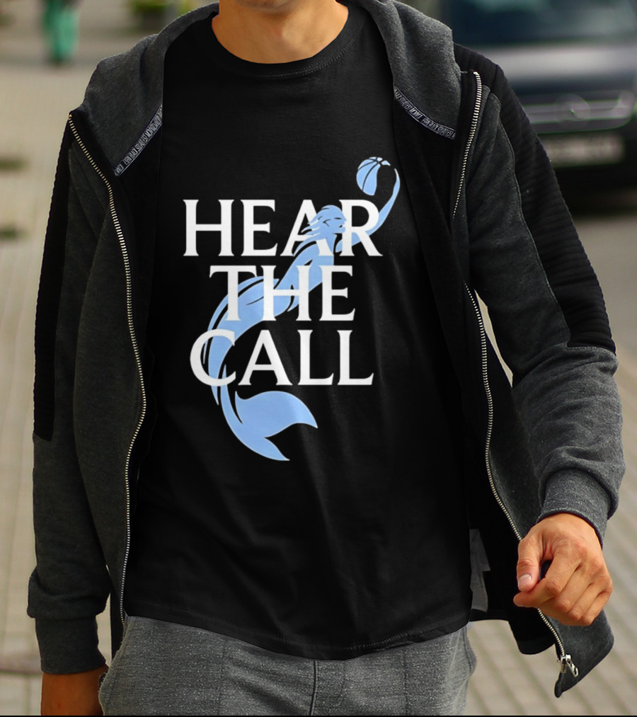 Hear The Call Mermaid Basketball Sports T-Shirt