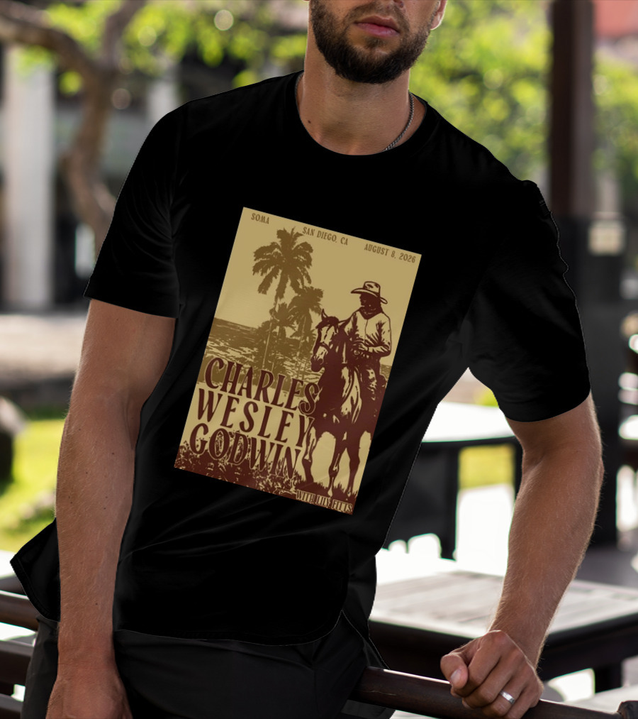 SOMA San Diego CA August 8 2026 Charles Wesley Godwin With Lilly Hiatt T-Shirt