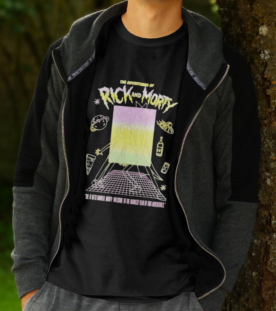 The Adventures Of Rick And Morty Welcome To The Darkest Year Of Our Adventures T-Shirt