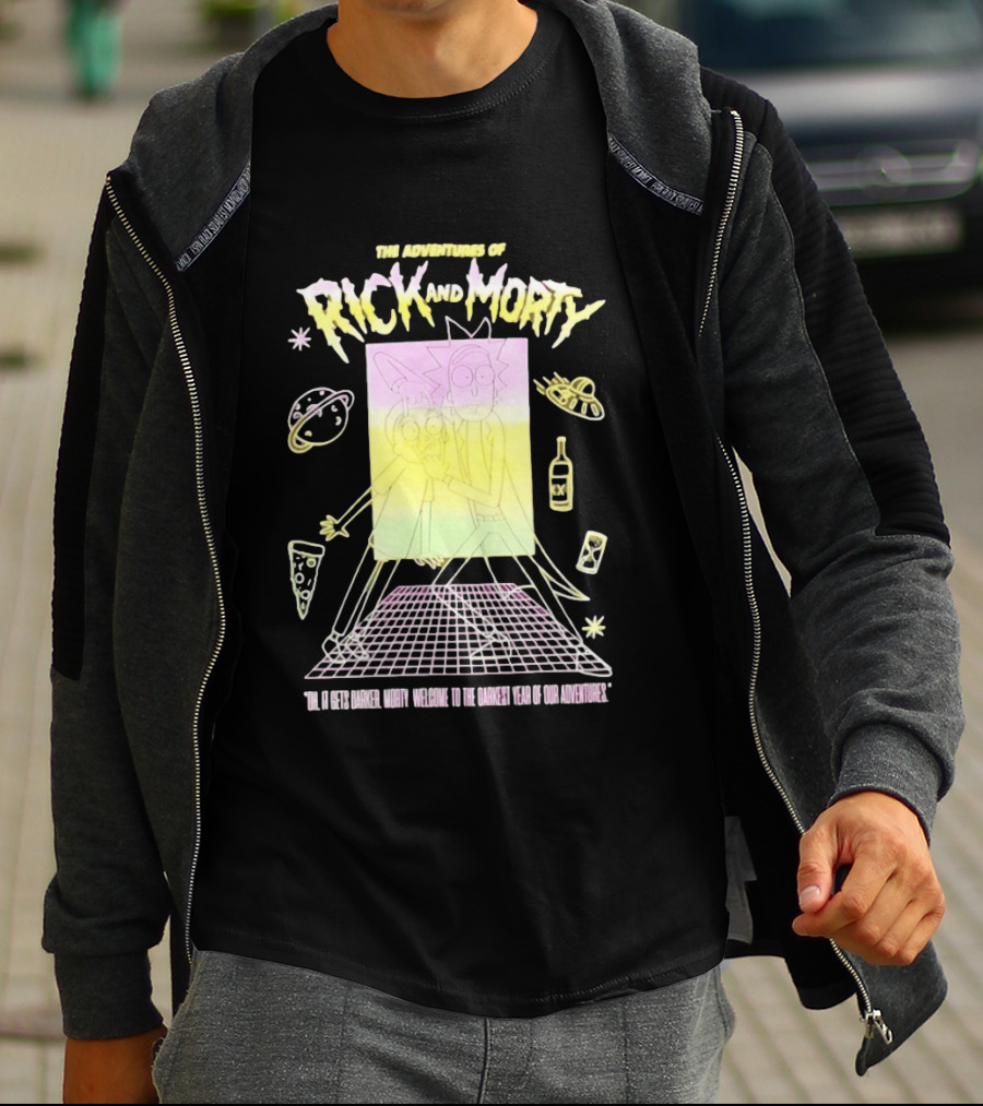 The Adventures Of Rick And Morty Welcome To The Darkest Year Of Our Adventures T-Shirt