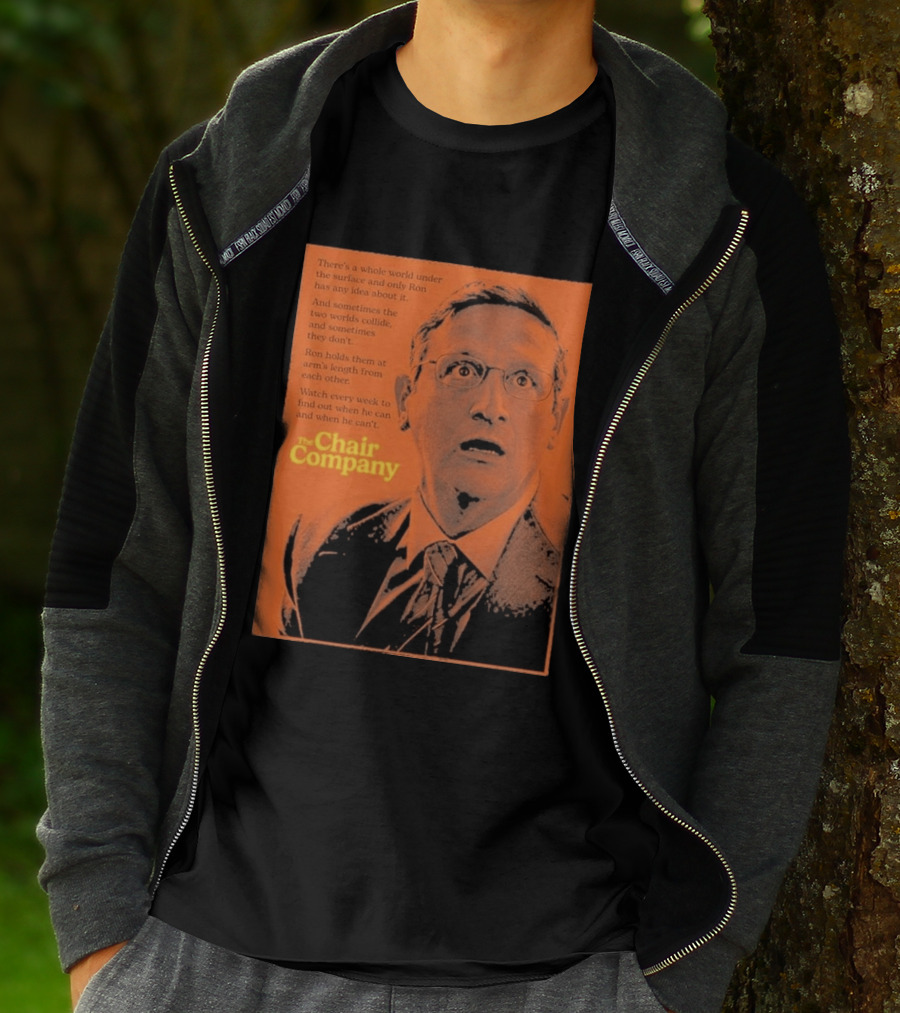 The Chair Company Ron Holds Worlds Under The Surface T-Shirt