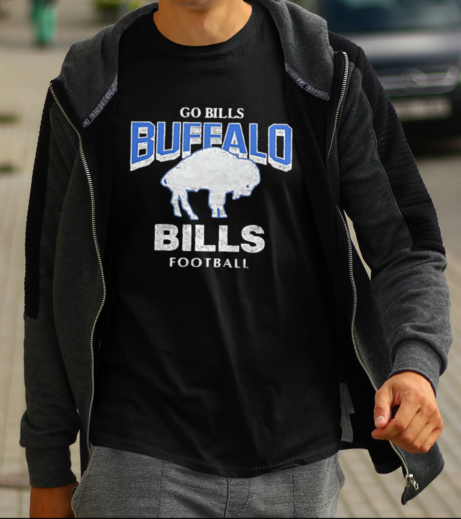 Go Bills Buffalo Bills Football History T-Shirt