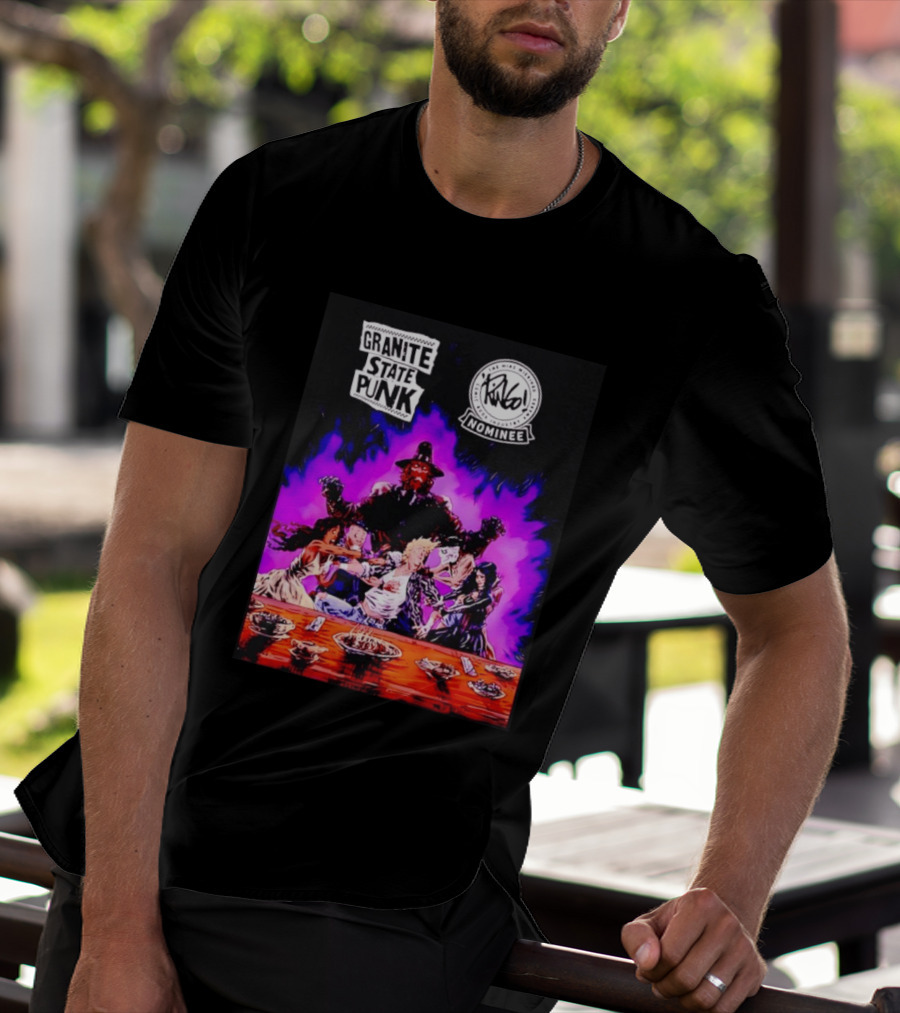 Granite State Punk Mike Wieringo Comic Book Industry Awards Nominee Vibrant Comic T-Shirt
