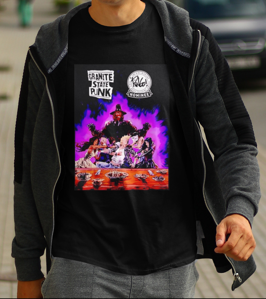 Granite State Punk Mike Wieringo Comic Book Industry Awards Nominee Vibrant Comic T-Shirt