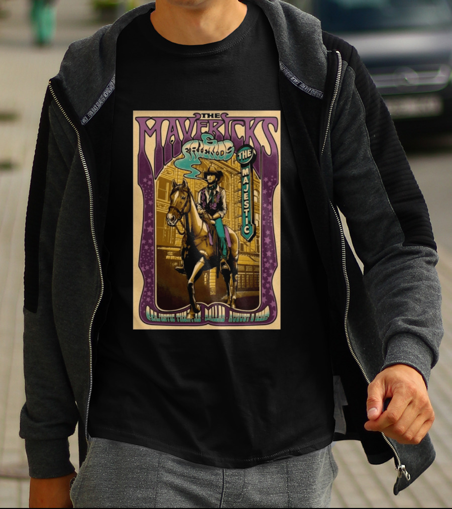 The Mavericks Majestic Theatre Dallas August 8 2026 Tour T-Shirt