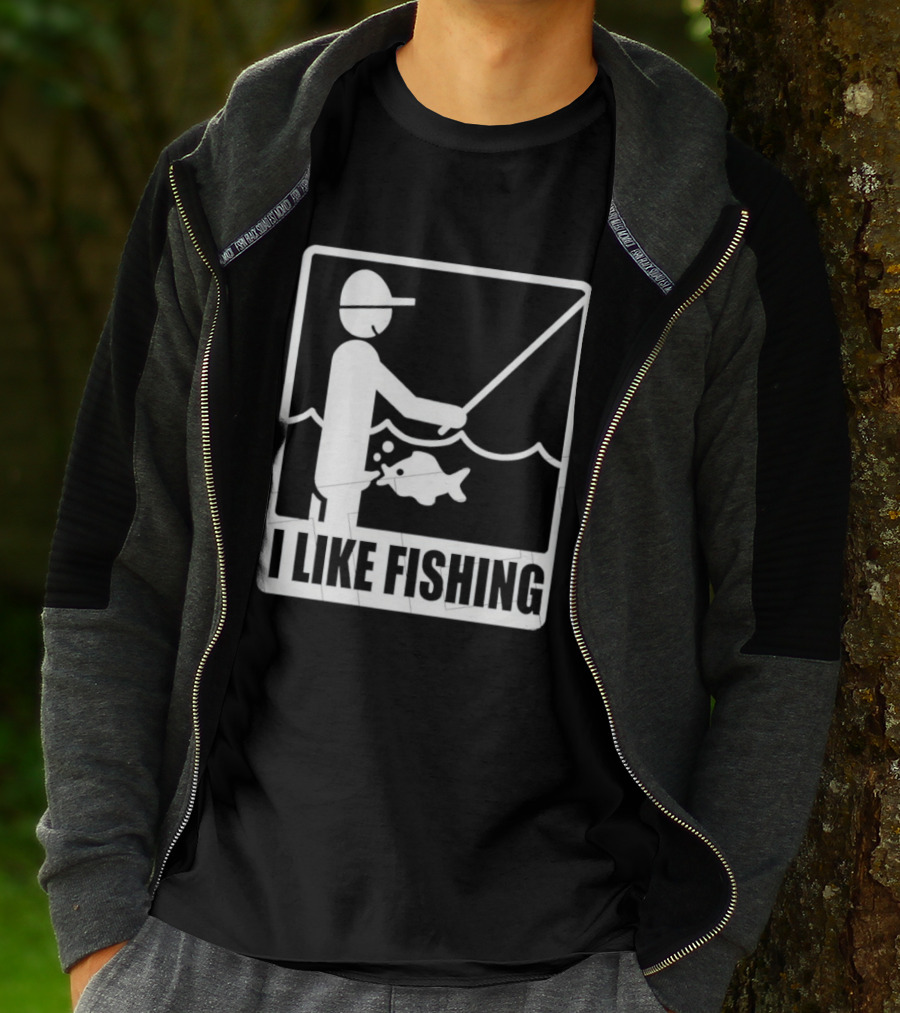 I Like Fishing Fisherman Angler Catching Fish T-Shirt