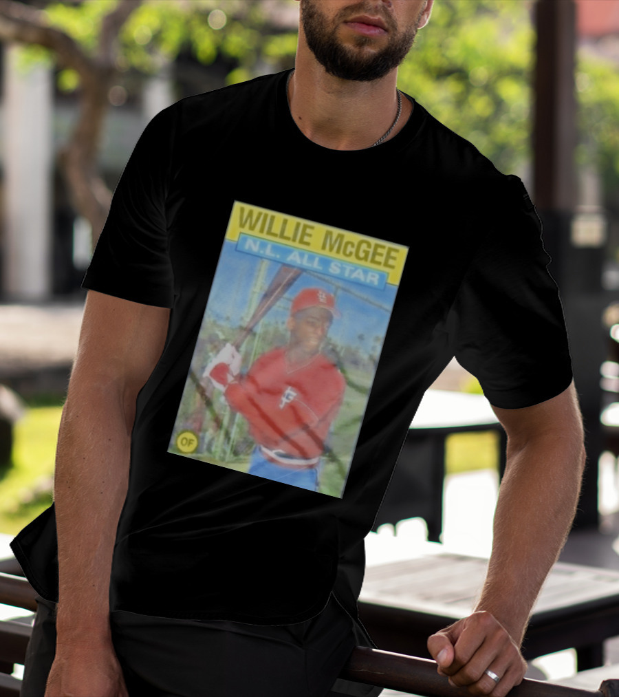 WILLIE McGEE N.L. ALL STAR OF T-Shirt