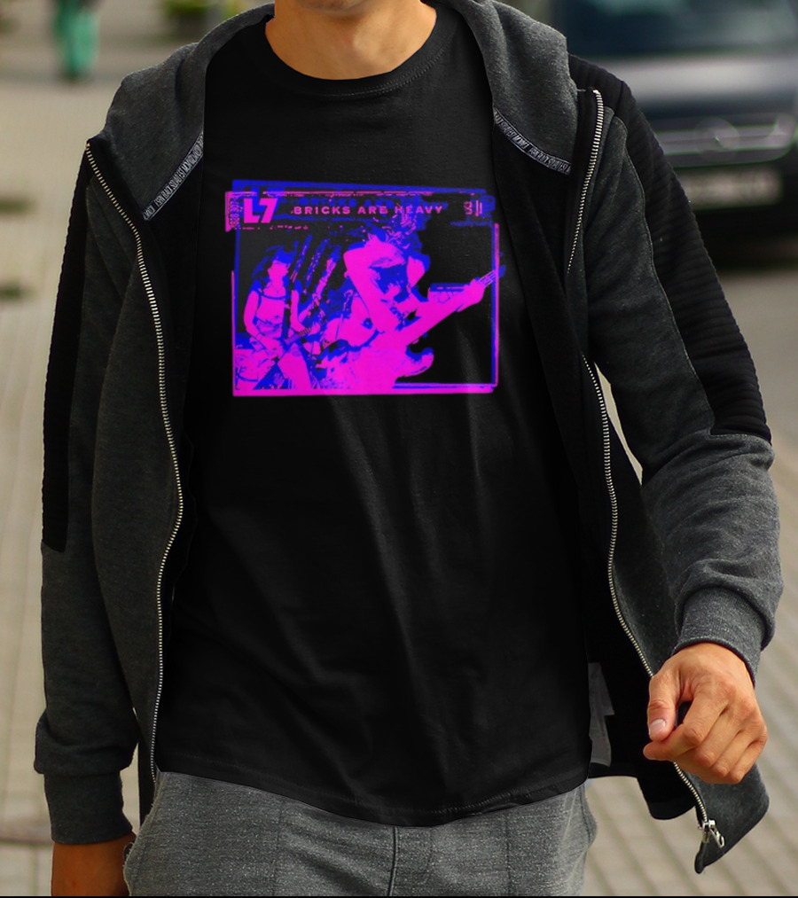 L7 Bricks Are Heavy Band Grunge Alternative Rock Album Cover T-Shirt