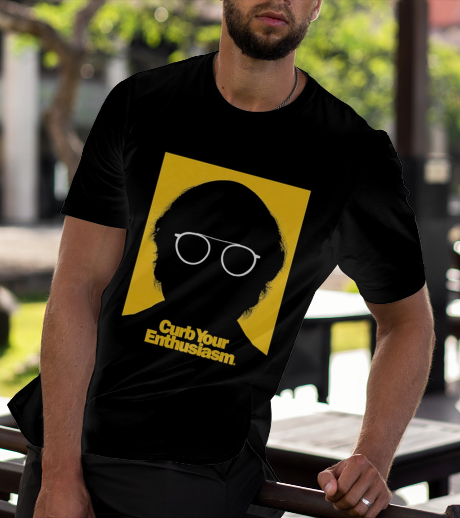 Curb Your Enthusiasm Larry David Silhouette Glasses T-Shirt