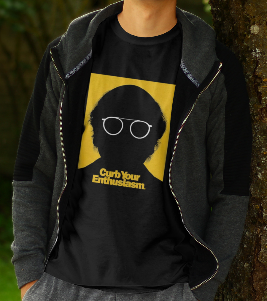 Curb Your Enthusiasm Larry David Silhouette Glasses T-Shirt