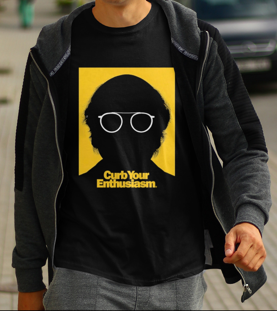 Curb Your Enthusiasm Larry David Silhouette Glasses T-Shirt