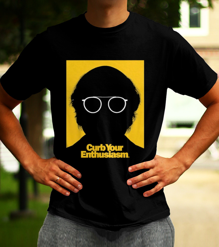 Curb Your Enthusiasm Larry David Silhouette Glasses T-Shirt