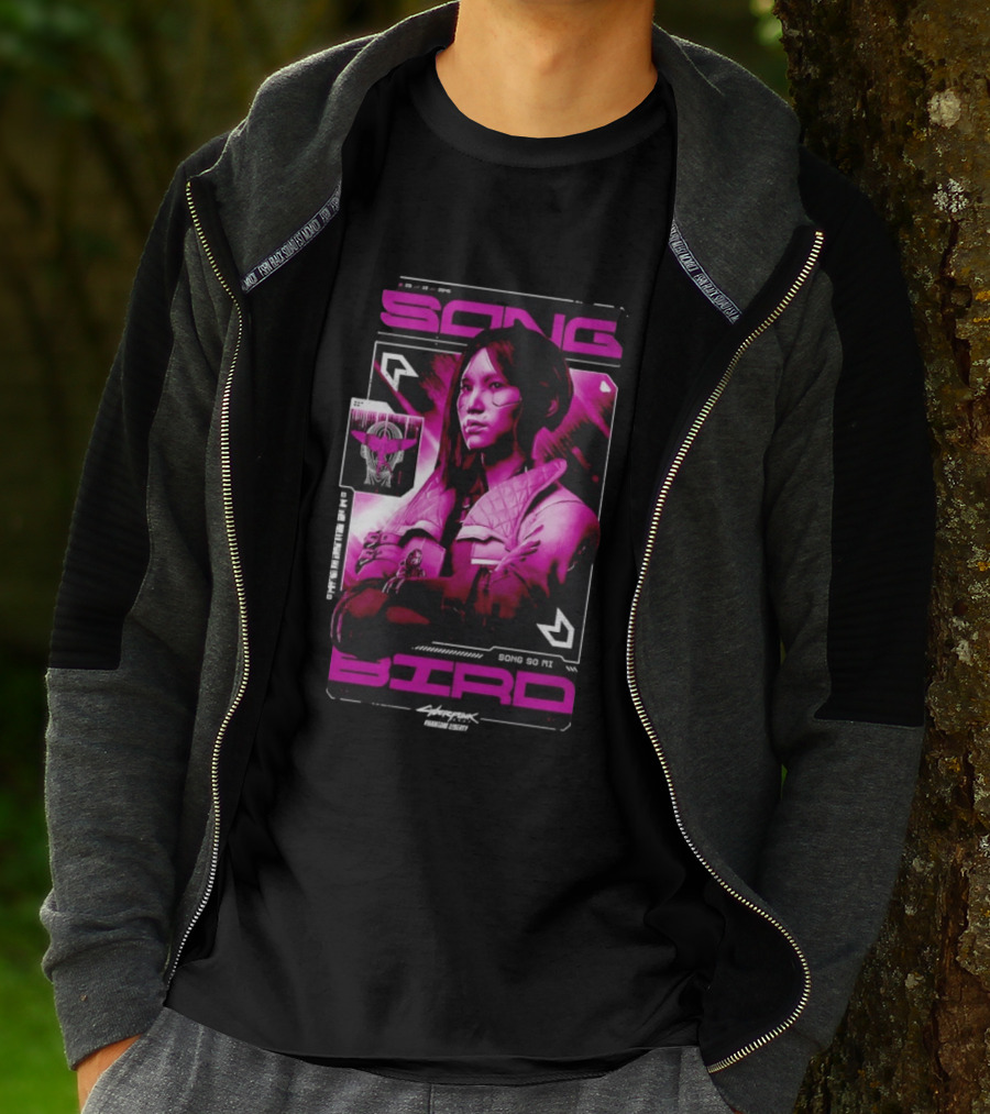 Songbird Song So Mi Cyberpunk 2077 Phantom Liberty T-Shirt