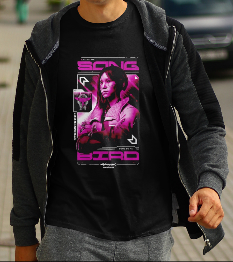 Songbird Song So Mi Cyberpunk 2077 Phantom Liberty T-Shirt