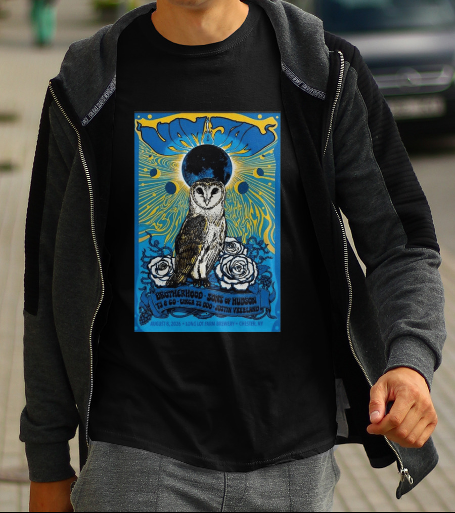 Vampay August 8 2026 Brotherhood Sons Of Hudson Long Lot Farm Chester NY & Co Circa 22 Duo Justin Vreeland T-Shirt