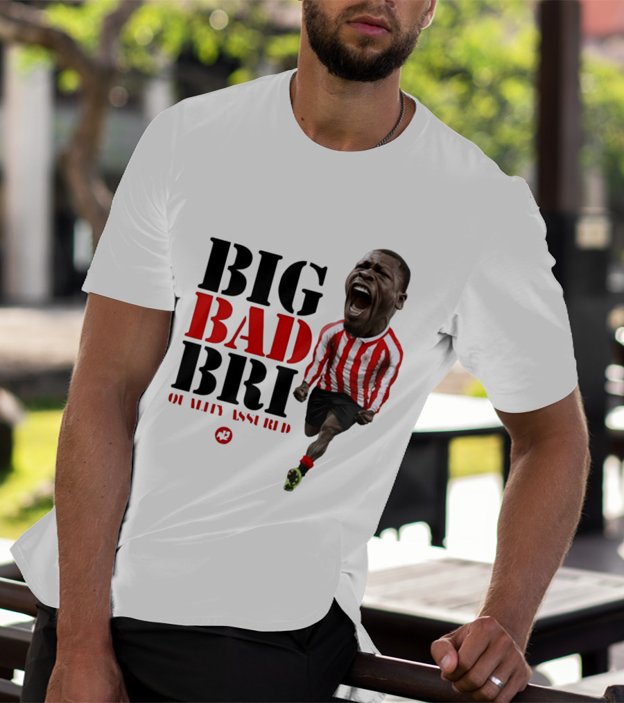 Big Bad Bri Quality Assured Sunderland AFC Caricature T-Shirt