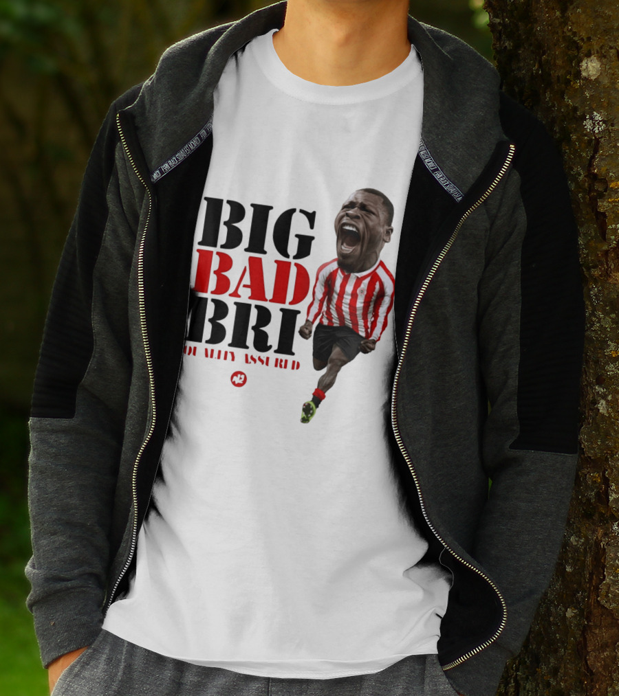 Big Bad Bri Quality Assured Sunderland AFC Caricature T-Shirt