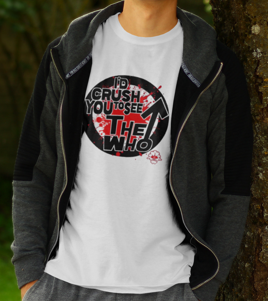 Crush You To See The Who Splatter Circle T-Shirt