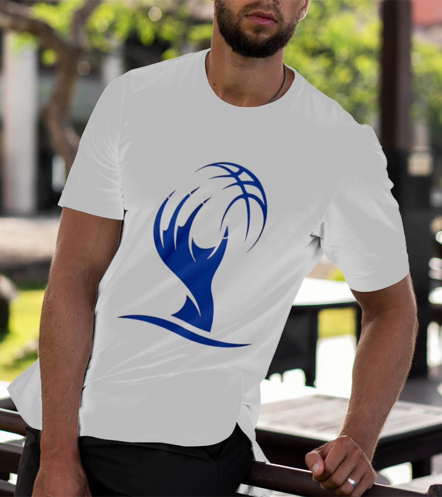 Cleveland Sirens The Claw Basketball Blue Wave T-Shirt