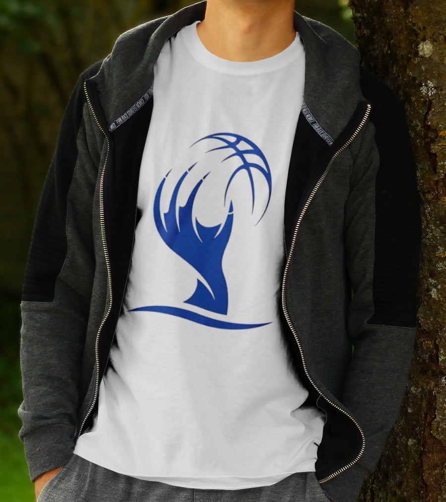 Cleveland Sirens The Claw Basketball Blue Wave T-Shirt