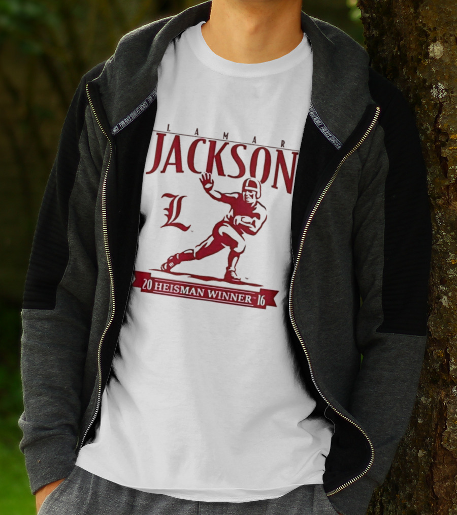Lamar Jackson Louisville Football Heisman Winner 2016 T-Shirt