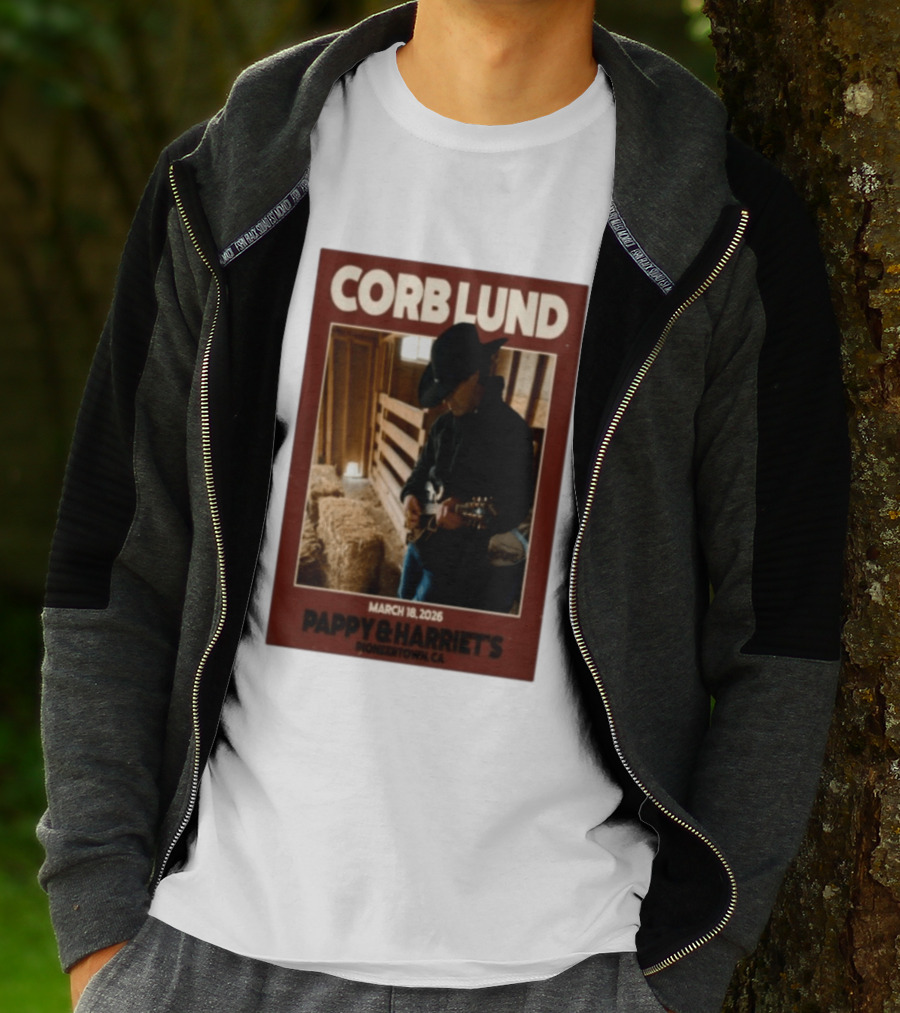 Corb Lund Live At Pappy & Harriet's Pioneertown CA March 18 2026 T-Shirt